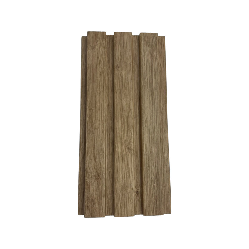 Panneau mural 3D 4,76 po x 110,24 po, Chêne mat