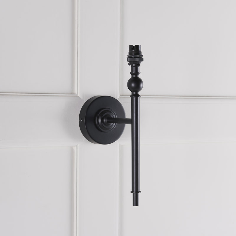 Welby Steel Armed Sconce, Beige