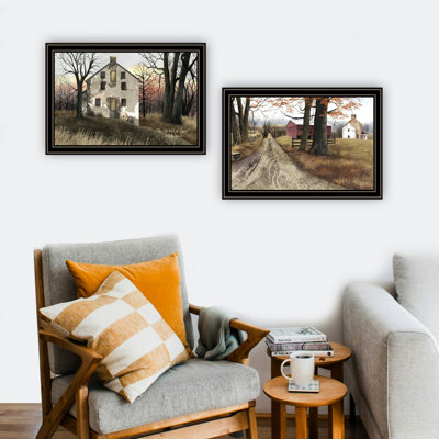 Old Mill & A Road Home Living Room Decoration. Multicolor Wood+Paper, 20X1x14 In, 5 Lb. Modern And Elegant Wall 14X1x20 Add Character To Your Space