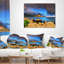 Oreiller en arc-en-ciel seascape over the ocean bay-29460180-29460184