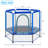 Kids Hexagon Trampoline with Safety Enclosure