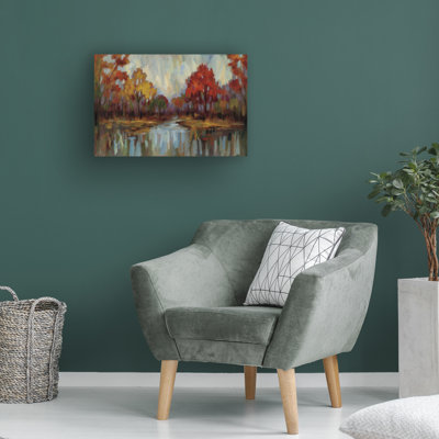 «Fall Aquarelle» par Silvia Vassileva, peinture sur toile tendue