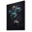 Fleurs chinoises bleues et blanches II - reproduction sur toile-87347709-87347710
