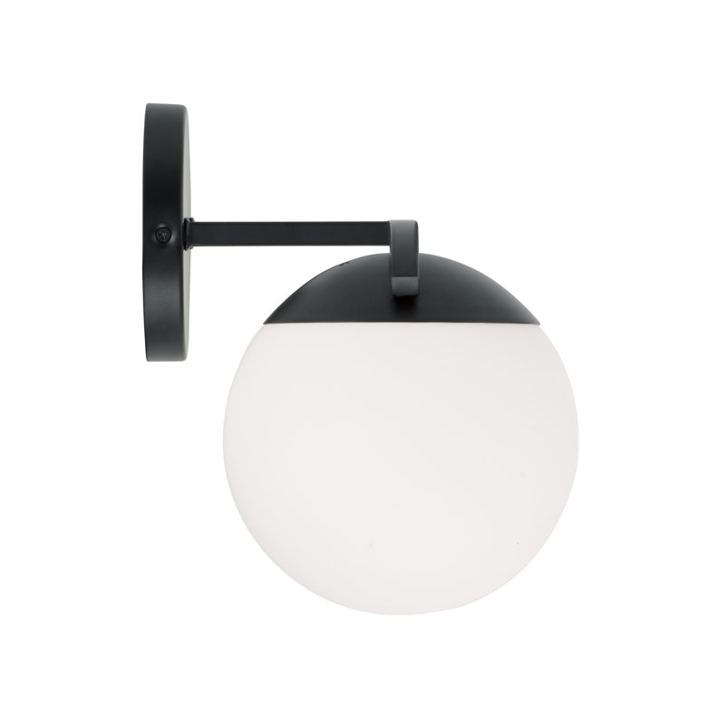 2 - Light Dimmable Vanity Light, Matte Black