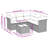 Vidaxl Garden Sofa Set Grey, Dark Grey