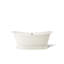 Artifacts® 66" x 33" Pedestal Soaking Cast Iron Bathtub-36914291