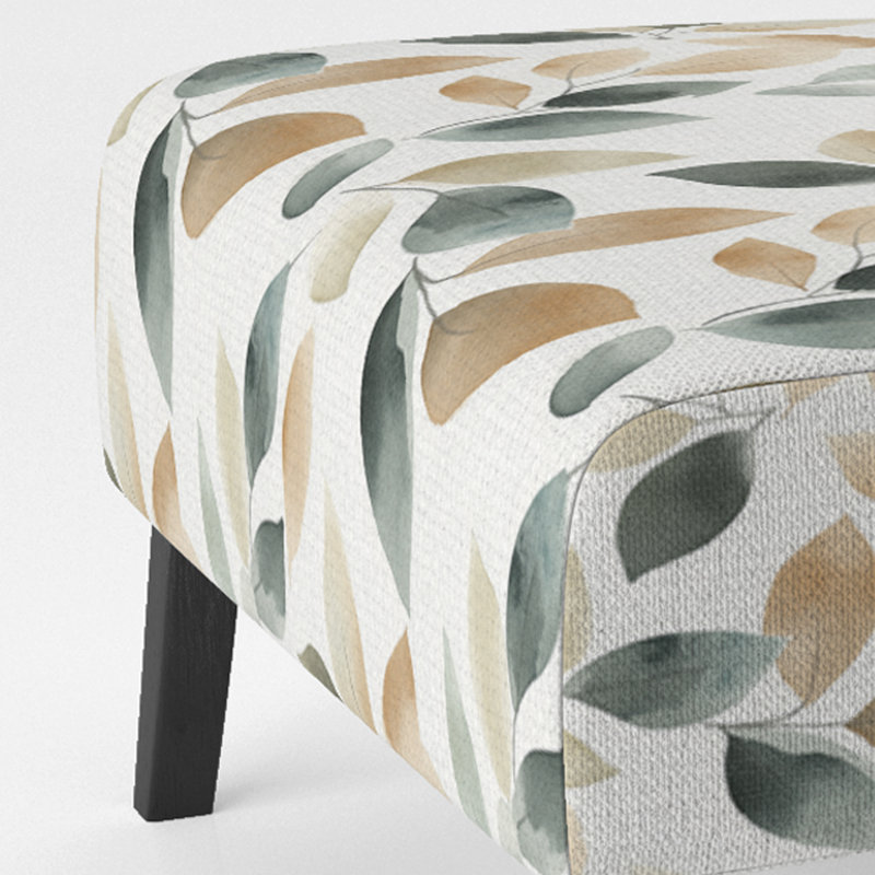 Fauteuil de chambre Floral, Pantoufle sans accoudoirs