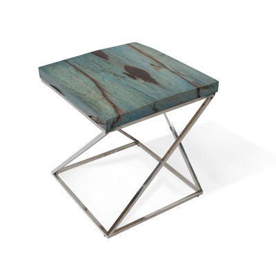 Solid Wood Top End Table