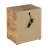 Manish Farmhouse Burl Finish Nightstand With Charging Station And Open Shelf-141057410