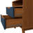 Paris 2-drawer Nightstand With Open Shelf And Built-in Handles-1713507708