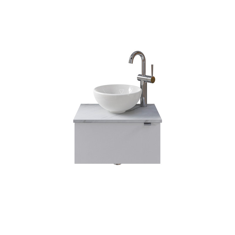 Bathroom Furniture Suite, White, Right aligned