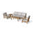 Ensemble de conversation modulaire 7 pièces luxe Gatsby