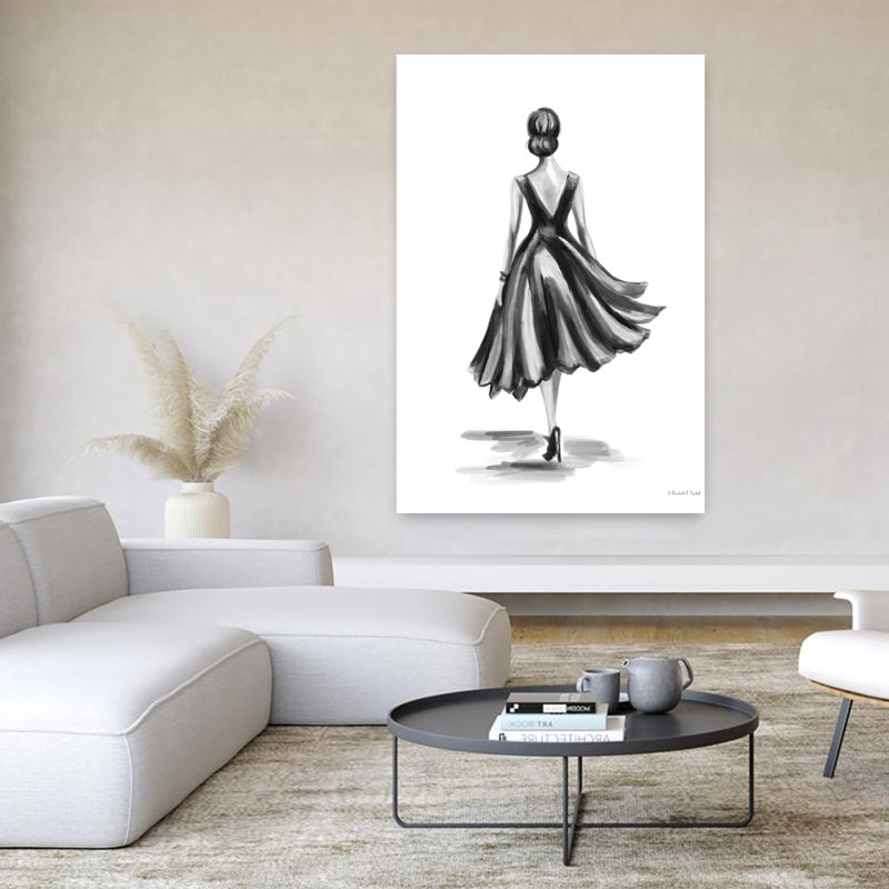 Classy Lady, art contemporain, H 60 po x l 40 po