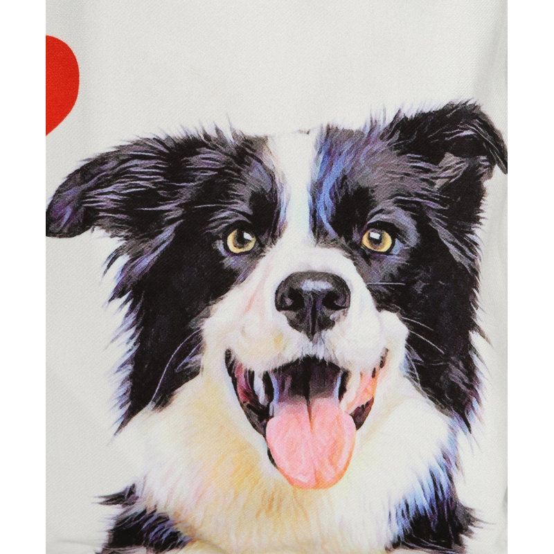 Sac d'art sur toile - I Love Border Collie