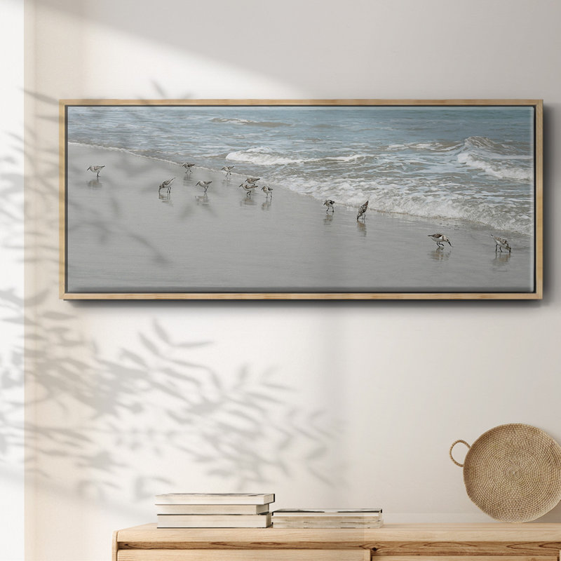 Oiseaux de rivage - toile encadrée