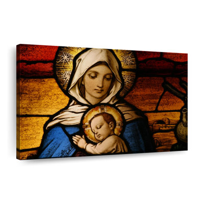 Love Of Virgin Mary Canvas Print