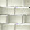 Vintage Mirror 3" x 6" Beveled Glass Brick Look Subway Wall Tile