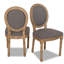 Chaise d'appoint rembourrée King Louis-70988687