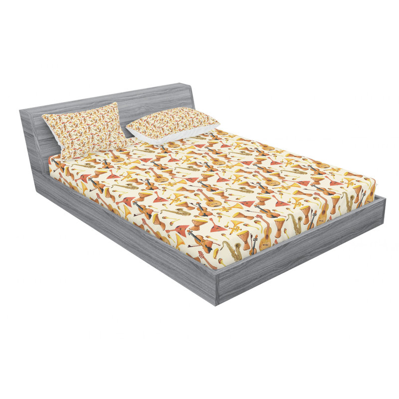 Microfiber Sheet Set, Full Sheet Set with Fitted Sheet