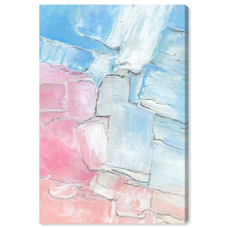 «Pastel Clouds Beach Life Inspired», art mural par Art Remedy, Cadre noir, H 16 po x l 11 po