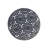 Alora Rubber Multi Functional-Garden Stepping Stone Mat, Round, Black Set of 3 - 14" X 14"