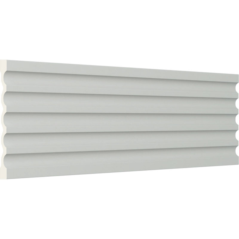 Boîtier cannelé l 12 5/8 po x H 78 3/4 po x P 1 1/8 po