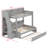Bunk Bed With Storage Staircase, Trundle, Storage Shelves, LED And USB-233325091