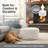 Upholstered Round Pouf Ottoman And Square Foot Rest-451681973