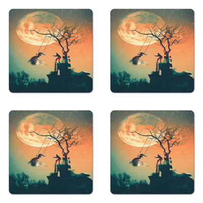 Square 4 Piece Coaster Set