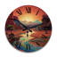 Horloge murale en bois massif Susila-601688064