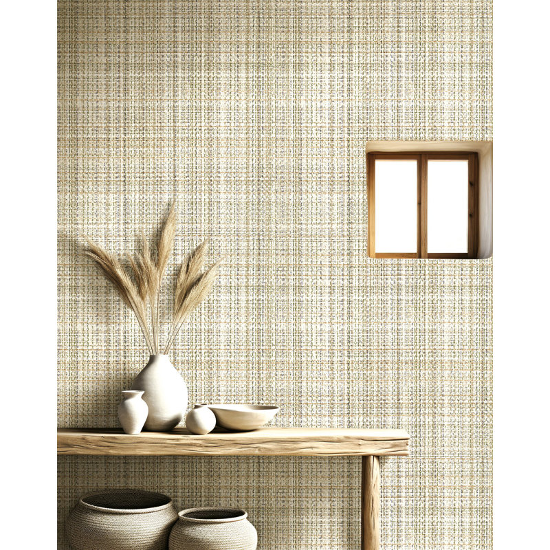 Structura 10.05m x 53cm Matte Wallpaper Roll, Beige