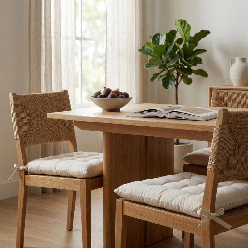 Comfortable Square Chair Seat Pad – Upgrade dining chairs, kitchen seating and garden furniture with this 40 x 40cm chair cushion, combining comfortable padding with contemporary styling for versatile use across indoor and outdoor seating areas.