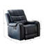 Fauteuil de massage inclinable chauffant, fauteuil inclinable manuel avec massage par vibrations, dossier haut rembourré, accoudoirs rembourrés, fauteuil inclinable en similicuir pour salon-965191295