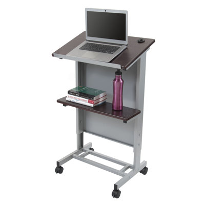 Hayler 48.5 in. H x 25.5 in. W Laptop Cart