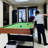 A Versatile Dual-Function Table that Serves as Both a Billiards Table and a Dining Table.