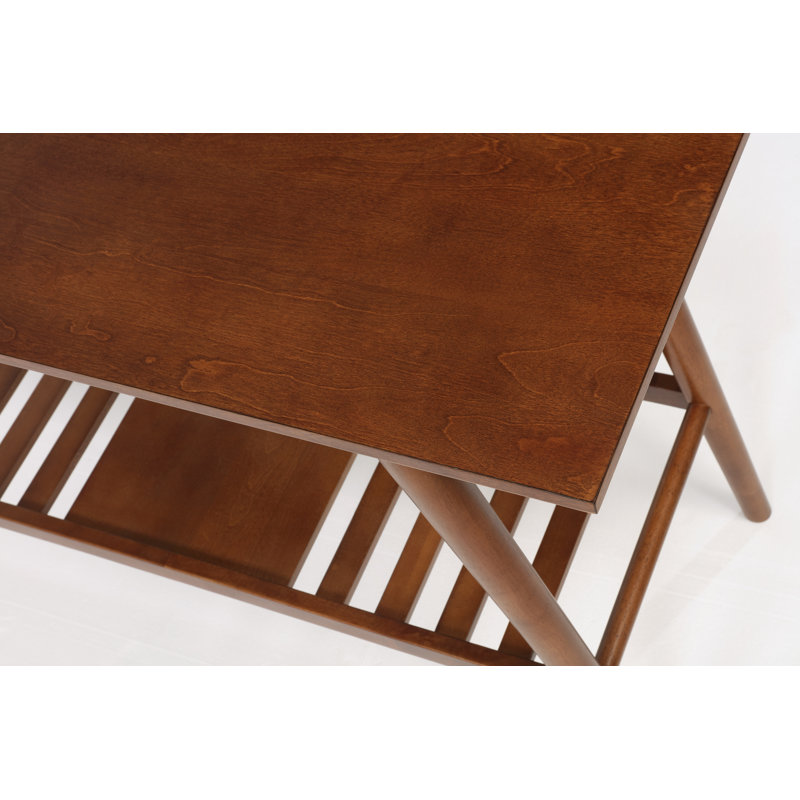 Console en bois massif l 47 po Ailani, Brun