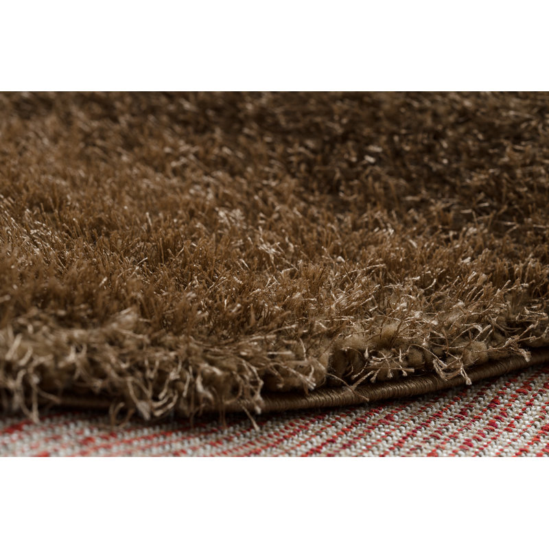 Taryn Solid Colour Area Rug, Brown, Rectangle 80 x 150cm