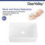Perch 24" L x 16" W Farmhouse Kitchen Sink with Sink Grid and Basket Strainer
