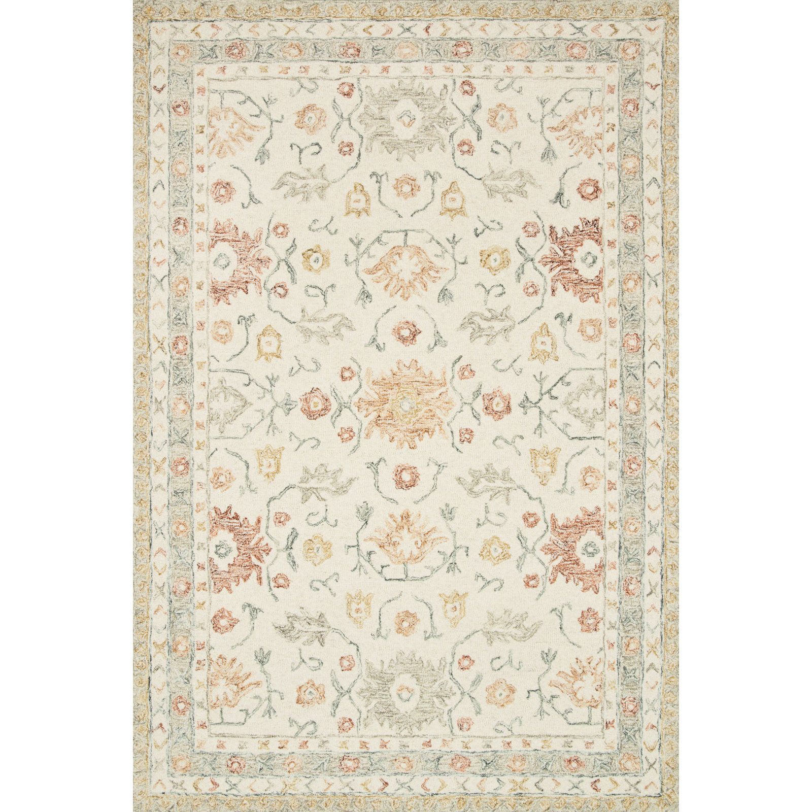 Aden Handmade Wool Rug, Rectangle 7'9" x 9'9"