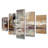 Contemporary Here Abstract Expressionism I - Abstract Canvas Print - 5 Panels