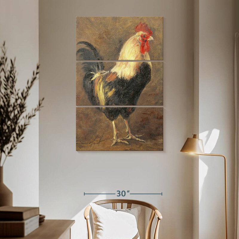 Brampt The Cockerel, 65" H x 42" W
