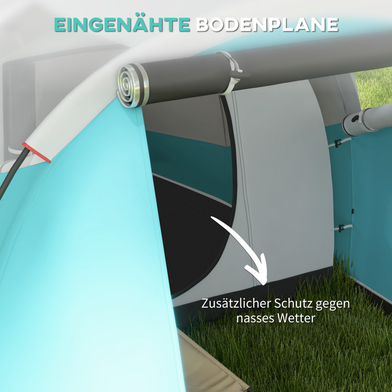 5 Person Tent, Blue
