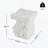 Outdoor Patio Modern MGO Side Table