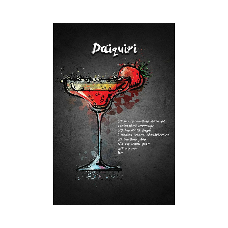 Daiquiri I by Gab Fernando - Wrapped Canvas Gallery-Wrapped Canvas Giclée, 101.6 cm H x 66.04 cm W x 3.175 cm D