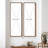 Neutral Earth Tone Abstract Composition Wall Art for Office – Set of 2 Framed Wall Art Print on Canvas 60"x20"x2, 60"x30"x2-1857961232-1857961247