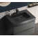 Wall-Mounted Single Bathroom Vanity with Quartz Top with Overflow