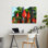 Plantes, fleurs, abstrait, paysage, nature, plantes grasses avec palmiers, art mural