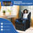 Massage Gaming Recliner Chair Single Living Room Sofa Home Theater Seat Blue-1641061252