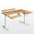 Light Rubberwood/White est en rupture de stock