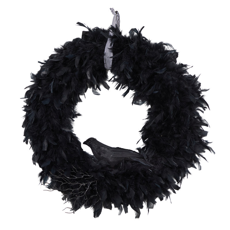 Couronne à plumes Raven